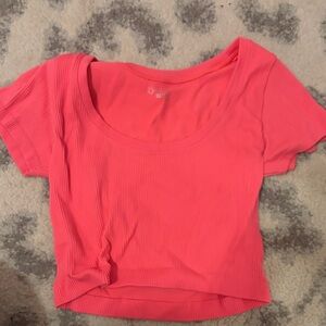 Aerie Pink Ribbed Top